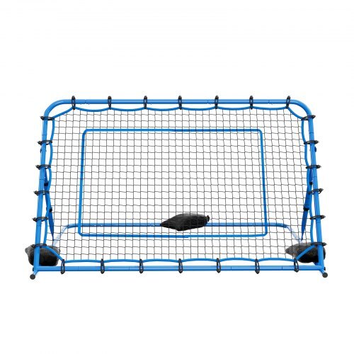 Soccer Rebounder Net, Quick-Switch Angle Soccer Goal Rebounder for Control, Passing Practice, Heavy-Duty Iron Frame & PE Net, Easy Setup Ball Training Aids & Equipment for Teens&Adults,6 x 4 ft